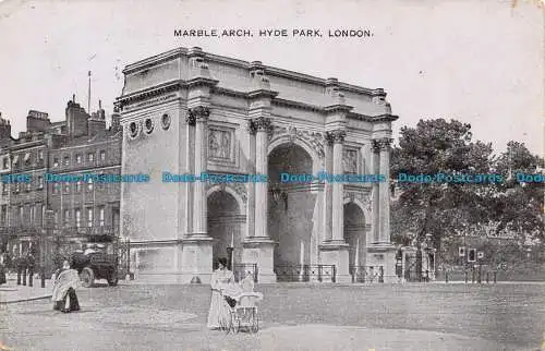 R104120 Marmorbogen. Hyde Park. London. 1907