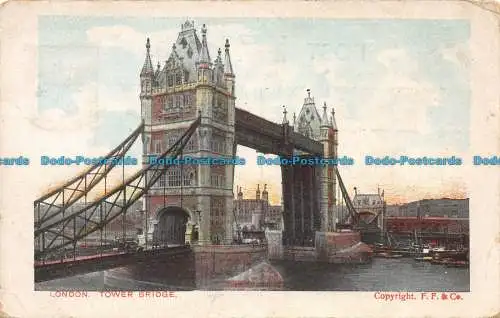 R104147 London. Tower Bridge. F. F. 1905