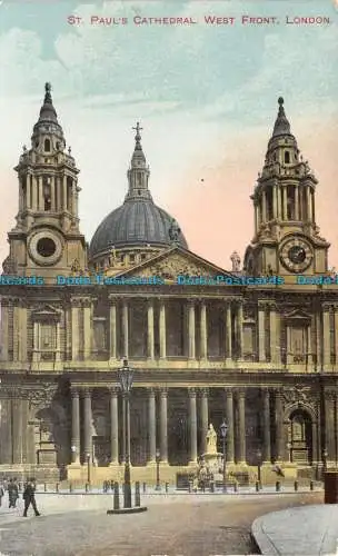 R104148 St. Pauls Cathedral. Westfront. London. Serie Nr. 2603. British Manufa