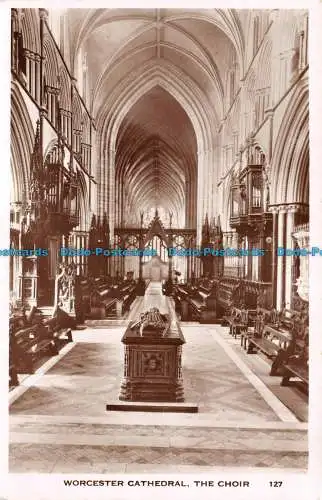 R105297 Worcester Cathedral. Der Chor. RP