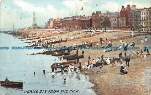 R104793 Herne Bay von der Seebrücke. Zierliche Serie. Dennis. 1910