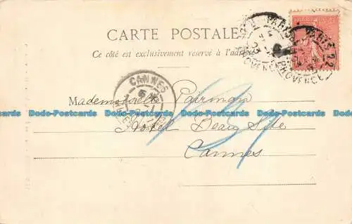 R104853 Versailles. Hameau de Marie Antoinette. Le Moulin. Mme Moreau. 1904