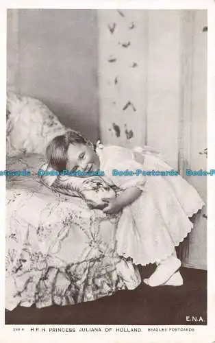 R104867 H.R.H. Prinzessin Juliana von Holland. Beagles Postkarte. E.N.A