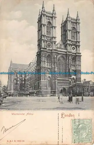 R104927 Westminster Abbey. London. E. und J. D