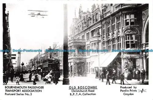 R106232 Old Boscombe. Christchurch Road. Pamlin Prints