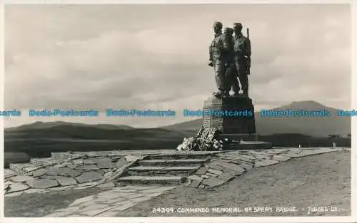 R105629 Commando Memorial. Nr. Spean Bridge. Judges Ltd. No 24394
