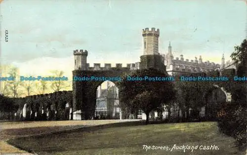 R105997 Der Bildschirm. Auckland Castle. Schraubenschlüssel. 1905