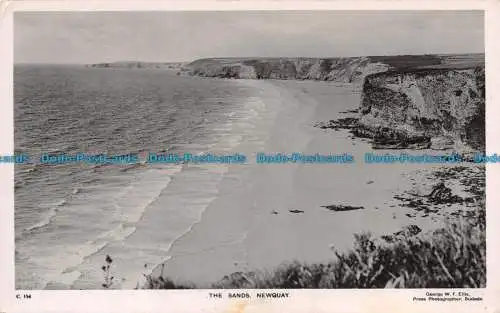 R106740 The Sands. Newquay. W. F. Ellis