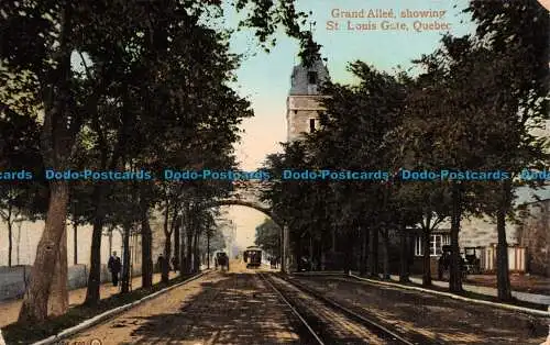 R106008 Grand Allee. St. Louis Gate zeigen. Quebec. Valentine
