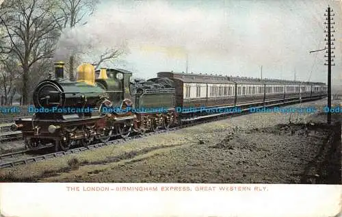 R106031 The London Birmingham Express Great Western Rly. Ritter. 1906