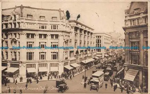 R106991 London. Oxford Circus und Oxford Street. Beagles. 1928