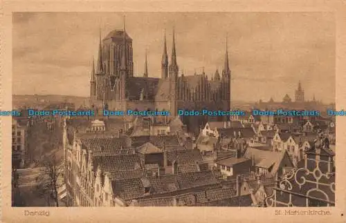 R107174 Danzig. St. Marienkirche