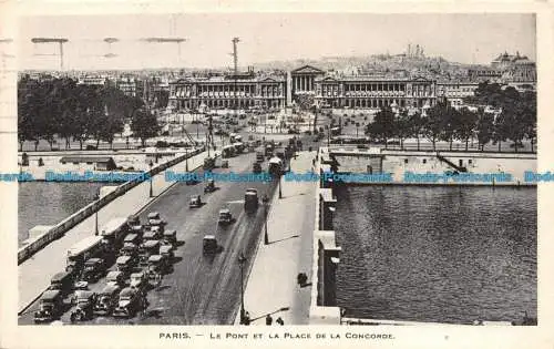 R107266 Paris. Le Pont et la Place de la Concorde. 1937