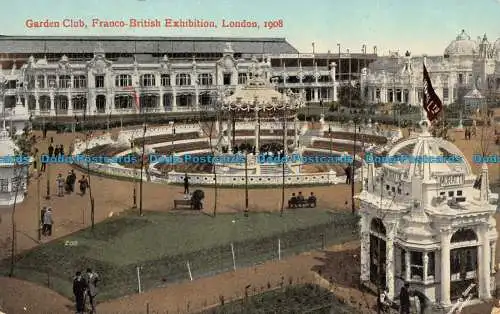 R107386 Garden Club. Franco British Exhibition. London 1908. Valentine