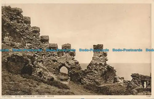 R107421 Tintagel. Burgruine König Arthurs. Photochrom. Nr 9106