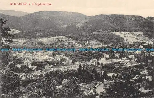 R107830 Baden Baden v. d. Sophienruhe