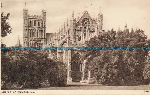 R107876 Kathedrale von Exeter. S. E. Sweetman. Solograph. Nr 4619. 1965