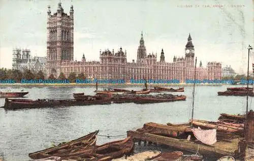 R107908 Houses of Parliament. London. 1906