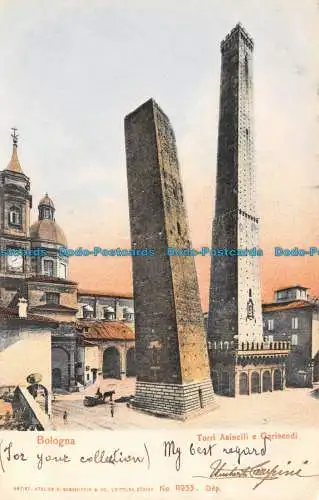 R108732 Bologna. Torri Asinelli e Garisendi