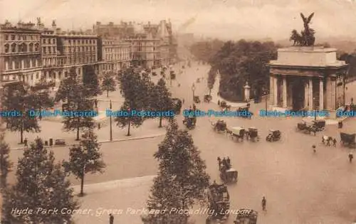 R109307 Hyde Park Corner. Green Park und Piccadilly. London. Pelham