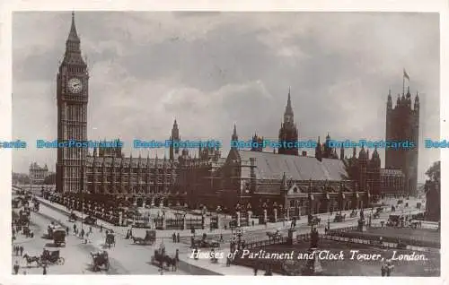 R109345 Houses of Parliament und Uhrturm. London. Selfridge. 1925