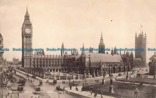 R109348 London Clock Tower and Houses of Parliament