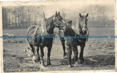 R109349 Vorbereitung für zu Hause. W. und K. 1906