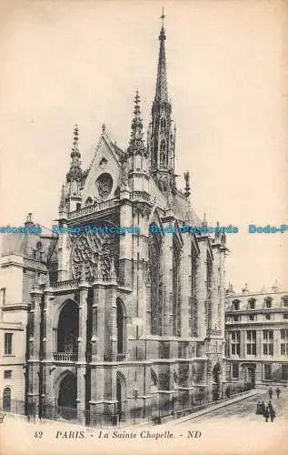 R109802 Paris. La Sainte Chapelle. ND. Nr 42. B. Hopkins