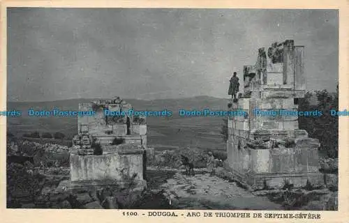 R110984 Dougga. Arc de Triomphe de Septime Severe. Nr 1100