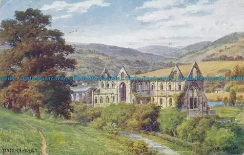 R109939 Tintern Abbey. Lachs. Nr 1386. 1950