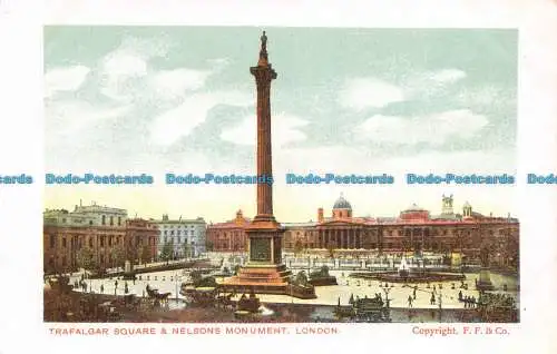 R112240 Trafalgar Square und Nelsons Monument. London