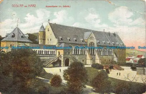 R112281 Goslar am Harz. Kaiserhaus. 1924. B. Hopkins