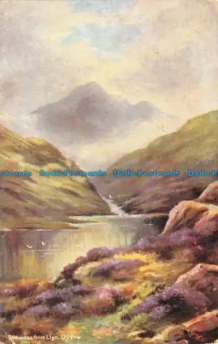 R112311 Snowdon von Llyn Llydow. B. B. London. 1907