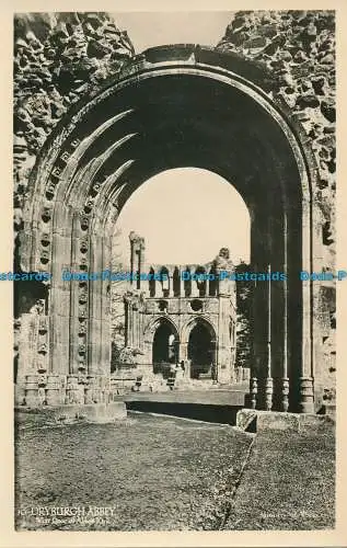R111280 Dryburgh Abbey. Westtür von Abbey Kirk. Arbeitsministerium. RP