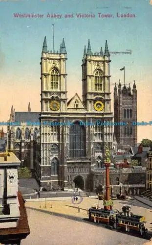 R110687 Westminster Abbey und Victoria Tower. London. 1929