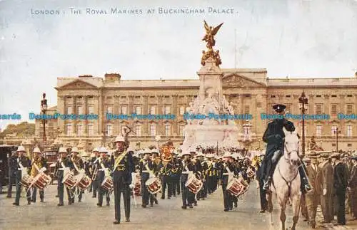 R110689 London. Die Royal Marines im Buckingham Palace. Photochrom