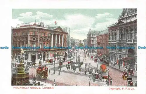 R110696 Piccadilly Circus. London. F. F. und Co