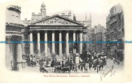 R110746 The Royal Exchange. Cornhill. London