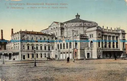 R110805 St. Petersburg. Le Theatre de Marie de l Opera Imperial. B. Hopkins