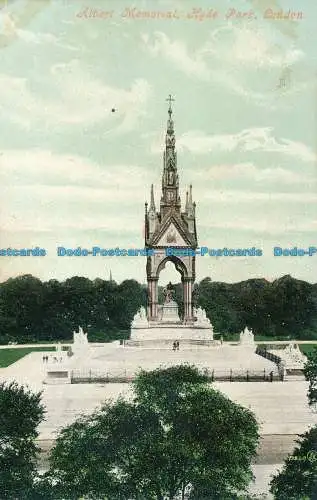 R112541 Albert Memorial. Hyde Park. London. Valentine