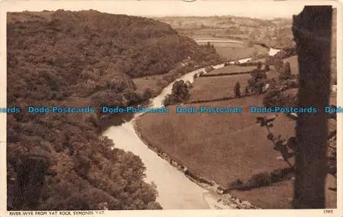 R112577 River Wye von Yat Rock. Symonds Yat. Nr 17452. 1951