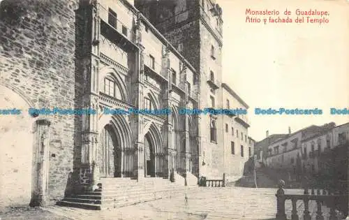 R110929 Monasterio de Guadalupe. Atrio y Fachada del Templo. B. Hopkins