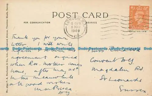 R111551 The Covent. H. C. J. Cavendish Square. London. W. I. P. A. Buchanan. 194