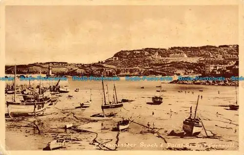R111562 Porthminster Beach und Point St Ives Cornwall. M. und L. National. 1956
