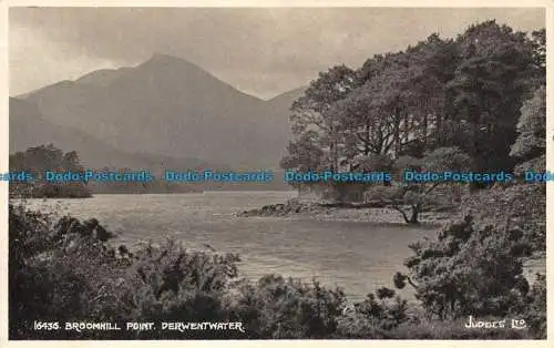 R112662 Broomhill Point. Derwentwater. Judges Ltd. No 16436. 1956