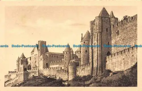 R111676 La Cite de Carcassonne. Tour de l Eveque. Defenses du Chateau. Jordy