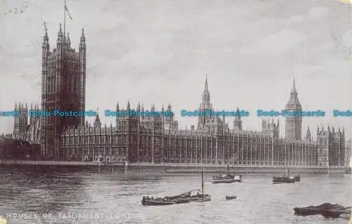 R112880 Houses of Parliament. London. M. Ettlinger. 1904