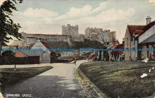 R112086 Schloss Bamburgh. Gem. 1910