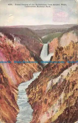 R112164 Grand Canyon des Yellowstone von Artists Point. Yellowstone National