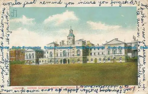 R113086 London. Horse Guards aus dem St. James Park. 1905